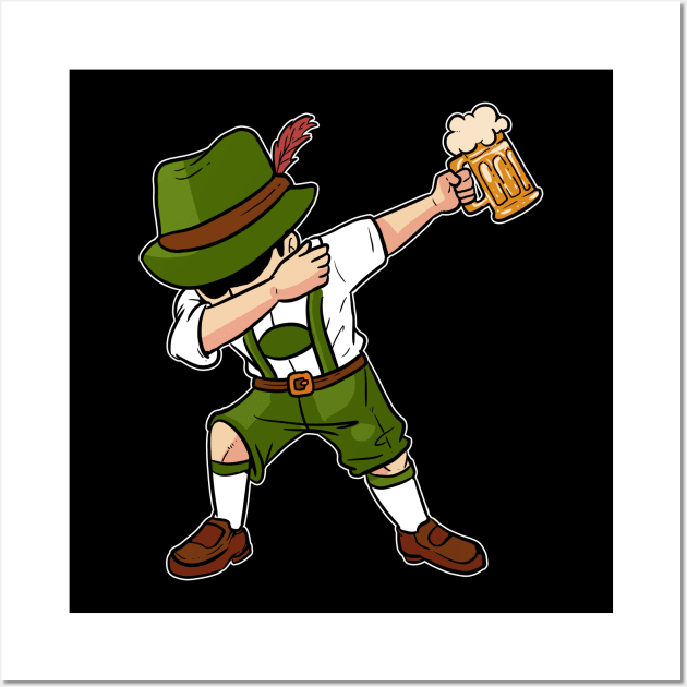 Dabbing German - For Beer Lovers Wall Art by RocketUpload